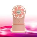 Effective cooling Electric fan Portable Fan Lanyard With Base SF21 Handheld Rechargable Mini Fan. 