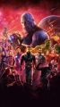 Thanos Avengers Infinity War by the Marvel MCU 2.0 Multiverse Fan Posters Vinyl Paper Quotes Vintage Posters Home Room Art Painting Wall Poster. 