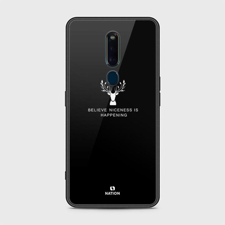 Oppo_ F11 Pro Cover - Nice Series - HQ Ultra Shine Premium Infinity Glass Soft Silicon Borders Case