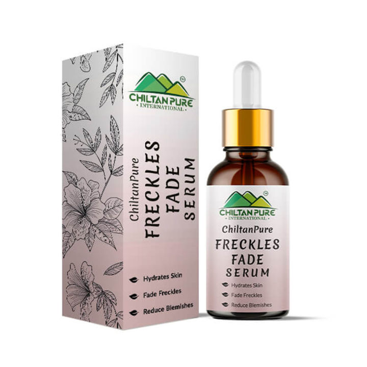 Freckles Fade Serum – Hydrates Skin, Fade Freckles, Reduce Blemishes & Lighten Pigmentation
