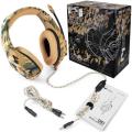RGB Gaming Headphones  noice cancalation 3.5mm With USB Earphone Surround Stereo Headphone for PC, PS4, Xbox One, Ergonomic Design Over Ear with Mic Professional Headset For Gaming By One Click Pick. 