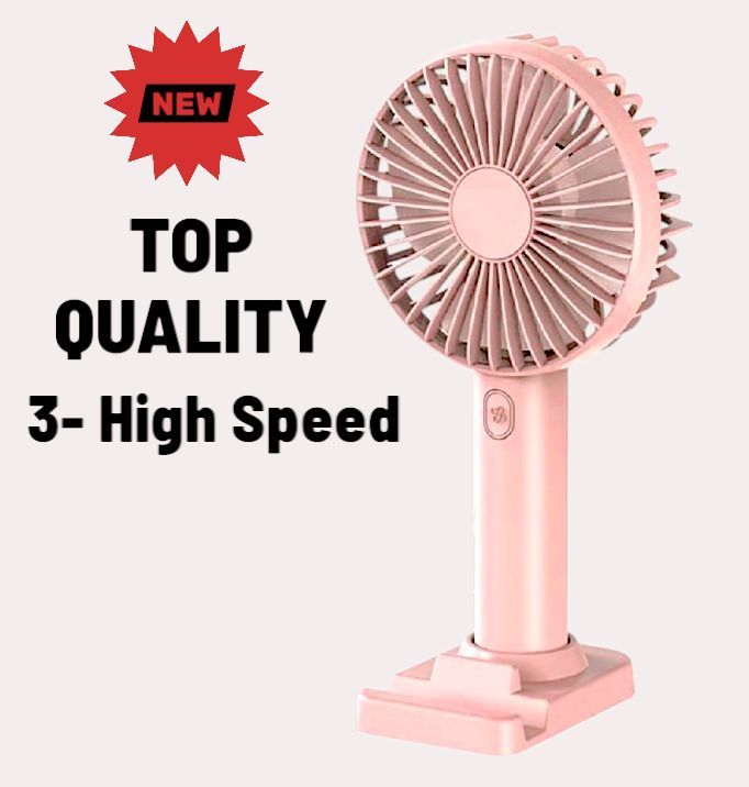 Mini fan Portable fan Desk Fan High Velocity Electric Fan USB Rechargeable Student Fan Design Mini Fan Portable Hand Held Fan For Office 1Pcs | Electric fan mini for school kids rechargeable fan for students