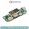 LED Dual USB 5V 2.4A Micro/Type-C USB Mobile Power Bank 18650 Charging Module Lithium Battery Charger Protection Circuit βoard. 