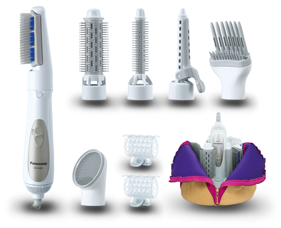 Panasonic EH-KA81 W62B Multi Faceted Hair Styler with 8 Attachments