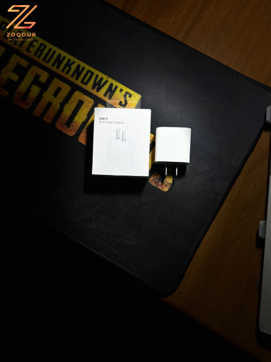 Official Apple 20W 3Pin Adapter UK USB-C (UK PIN) With Free Original Cable