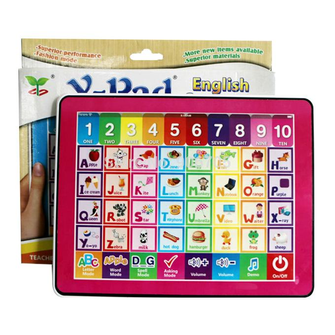 Y-Pad - English And Math Learning Touch Screen Learning Tablet For Kids | Play and Learn | Educational Tablet For Your Kids | Contain  Spelling, Letters, Words and Quiz