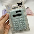 RHS Online Sanrio Kuromi Mini Portable Calculator Cute 8 Digits Button Battery Powered Student Calculators Macaron color. 
