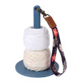 Yarn Holder Plastic Spinning Knitting Tools Crochet Accessories Stand DIY Sewing Thread Spool With Wrist Strap Wool Ball Winder. 