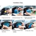 2pcs 95 x 135mm 2in1 Car Rearview Mirror Rainproof Film Anti Fog Window Foils Rear View Mirror Stickers Screen Protector. 