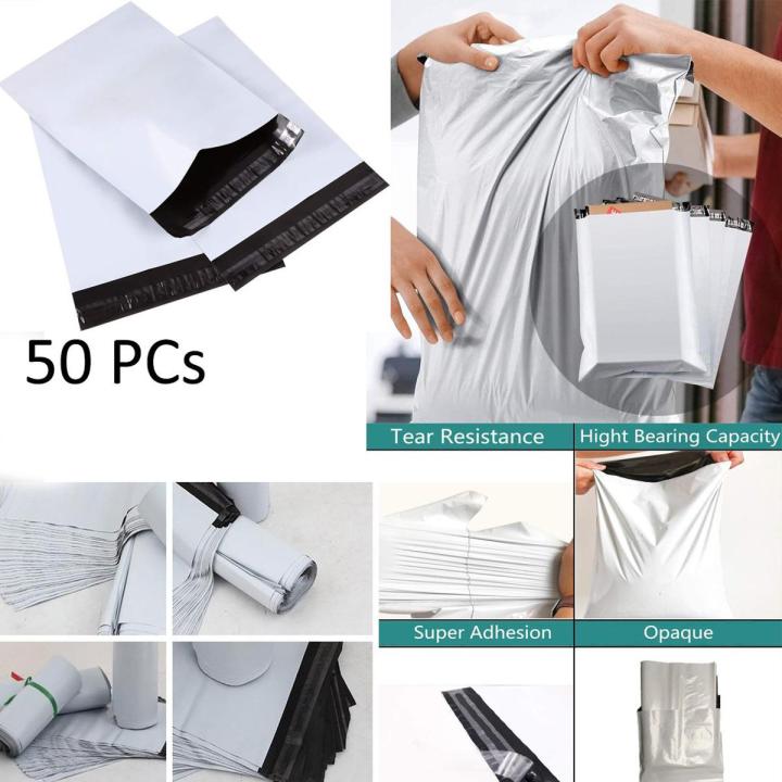 Poly Courier Flyer Shipping Bags Envelopes Mailers without Pocket 6x12 inches Pack of 10/25/50/100 flyers
