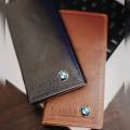 Leather Long Wallet For Men Slim Money Mobile Wallet Card Holder ( 3 designs ). 