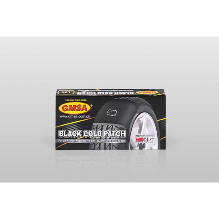 GMSA BLACK COLD PATCH FOR ALL RUBBER REPAIR:THE BEST QUALITY AND EASY TO USE GOOG FOR ALL RUBBER PUNCHER PACK OF 24 PATCH WITH RUBBER SOLUTION(LARGE)