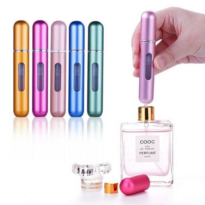 Refillable Perfume Atomizer Bottle Portable Travel Mini Spray