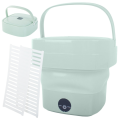 Mini Washing Machine Bucket Folding Portable Laundry Machine Clothes Washing. 