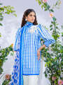 Salitex 3 Piece Unstitched - Printed Lawn Silk Women and Girls Design Code :WUS3BS24SI12UT. 
