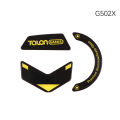 1Pack TALONGAMES Glass Mouse Skates Glide Feet Pads Mouse Feet Sticker for G502 G502X Pulsar X2/X2mini Rounded Curved Edges. 