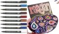 hot selling best deal 12 markers fabric and metallic rock wood wall painting art DIY. 