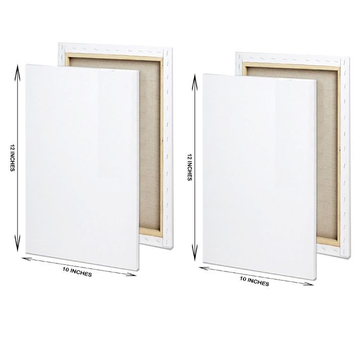 2 Pcs 10x12 Inches Canvas For Painting, Canvas Board, Canvas Paper, Canvas Pad, Quality Canvases for Painting