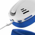 Redragon H848 Bluetooth Wireless Gaming Headset White Blue Lightweight  7.1 Surround Sound Multi Platforms for PC, PS5/4/3, Switch, Mobile. 