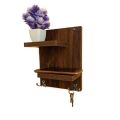House Wall Decor Mobile charging stand & Key holder Decoration items shelf. 