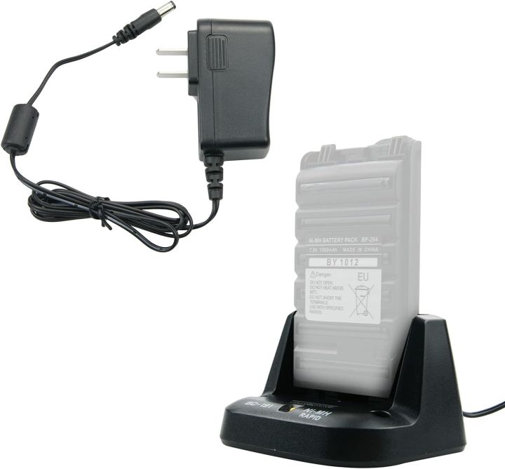 BC-191 Quick Charger for ICOM BP-264 IC-F3011 F4011 F3101D IC-V80 IC-T70 IC-F27SR F3002 F4002 F3001 F4001 F4003 Two Way Radio Battery Charger