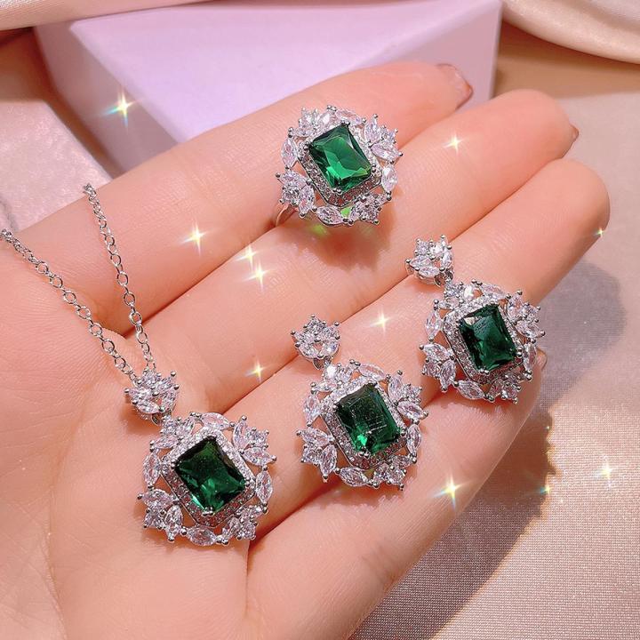 Emerald artificial jewelry deals