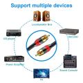 RCA to RCA Cable Digital Coaxial Audio Cable Male Stereo Connector for TV DVD Amplifier Hifi Subwoofer Toslink 1 2 3 5 m. 