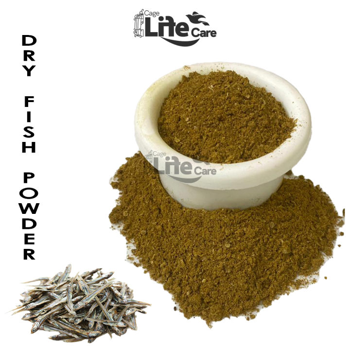 DRY Fish Powder 500g Pack high vitamins and calcium and protein for all birds food 100% Organic Powder