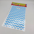 BLUE ZIGZAG GOODY BAGS PACK OF 10 BLUE THEME PARTY FAVORS GOODY BAGS. 