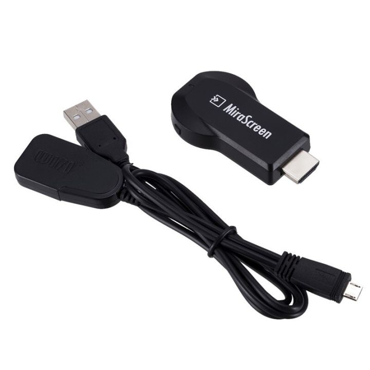 【Miga Plaza】TV Stick Wifi Display Receiver Anycast DLNA Miracast Airplay Mirror Screen HDMI-compatible Android IOS Android PC Wireless