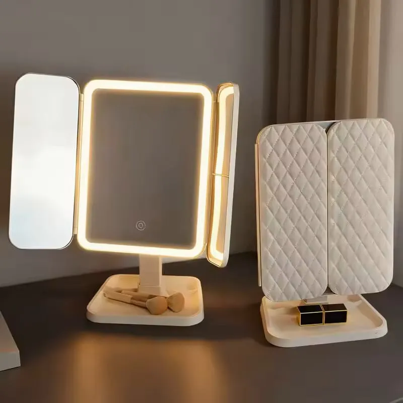 LED Folding Makeup Mirror