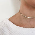 Killer Bzzo eManco Gold Color Stainless Steel Choker Necklace Women Korean Aesthetic Necklaces for Women Best Friend Necklace Jewelry. 