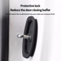4pcs Silicone Car Door Lock Buckle Anti-collision Protective Cover Accessories. 