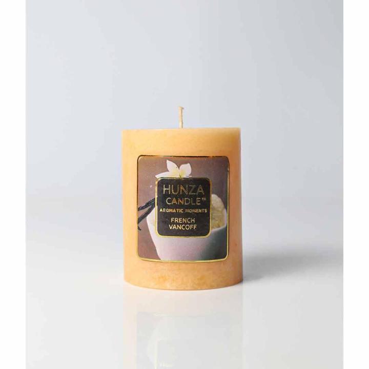 Pillar Scented Candle French Vancoff 2.4x3 Daraz.pk