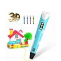 3D Pen for Kids - 3Doodler Drawing Flow 3D Pen Set | for DIY Home Art | Printing Pen with LCD Screen|Free Filament, Adaptor, Holder and Cable. 