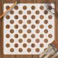 Circles Pattern Reusable Stencil For wall Painting Art DIY Home Decor, Album Crafts and Canvas ID 448. 