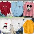 Upgrade Her Wardrobe with a Pack of 6 Summer Cotton T-Shirts for Girls - Premium Quality, Stylish, and Comfortable Summer Tees. 