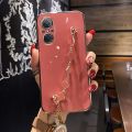 Casing huawei nova 9 se huawei nova9 se Phone Case softcase Shockproof with Bracelet for girl Silicone new design. 