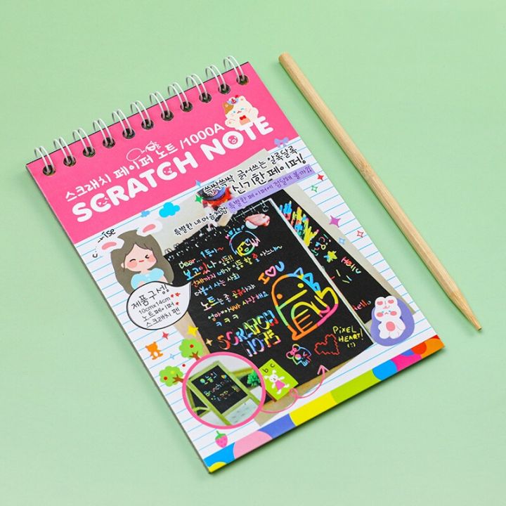 Scratch%20Note%20Book%20Set,%20Art%20Paper%20Rainbow%20Notes,%20Drawing%20Pad%20for%20Kids%20Party%20Party%20Gift,%20DoorGift,%20Kindergarten,%20Children%20-%20Image%202