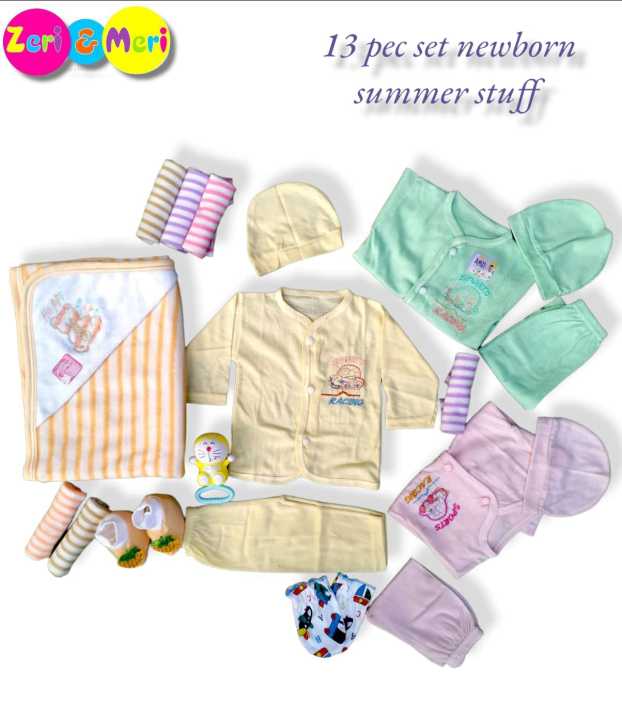 Newborn Baby Clothing 13 PCS SET Set SUMMER premium quality For