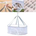 Hanging Drying Netting Dry Basket Indoor Outdoor Collapsible Clothes Dry Rack Multi Use Fish Net Drying Rack for Fruits Vegetables Underwear. 