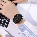 【Can last for 5 years】 MODIYA College Style Three-Eye Watch   Silicone Good-looking Men's and Women's Student Watch. 