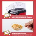 Electric Oil Free Po-Pcorn Maker, Mini Electric Po-Pcorn Po-Pper, 1200w, Po-Pcorn Makers for Home, Maker Small Home Party,Red. 