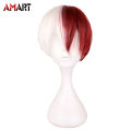 My Hero Academia Cos Wig for Cosplay Todoroki Shoto Red White Soft Hair Girls Cosplay Dress-up Costume Accessories. 