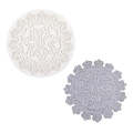 Flower Lace Cake Border Silicone Fondant Mold. 