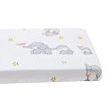 Soft Breathable Cotton Baby Bed Sheet Crib Cover with Elastic Band Home Decor. 