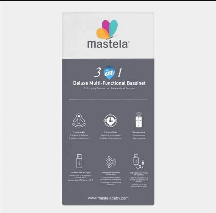 Mastela%20Baby%20Delux%20Multifunctional%20Bassinet%203%20In%201%20Auto%20Baby%20Swing%20Jhoola%20-%20Image%205