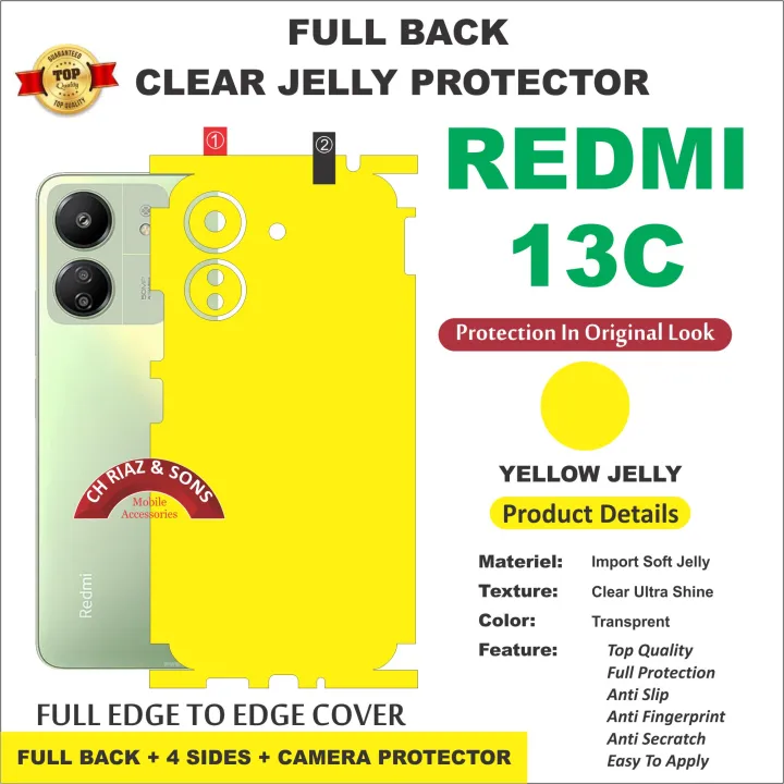 REDMI%2013C%20FULL%20BACK%20360%20premium%20Protection%20Skin%20Wrap%20full%20cover%20Premium%20Quality%20-%20Image%204
