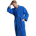Men Bathrobe 100% Cotton - Solid Dressing Gown Sleepwear - Solid Towel - Premium and Luxury Cotton. 