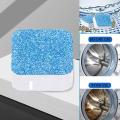6 pcs Tablet Washer Cleaner, Solid Washing Machine Cleaner, Deep Cleaning Remover with Triple Decontamination for Bath Room Kitchen (12 pcs). 